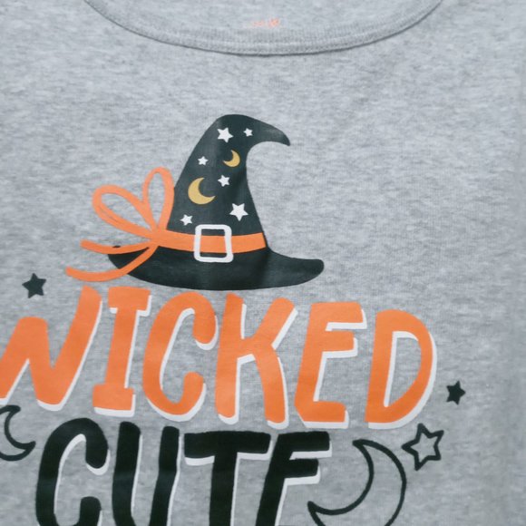 Girls Halloween 2-Piece Cotton Pajama Set - Picture 2 of 4